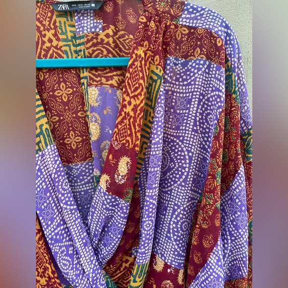 Zara Patchwork Dress- Medium - Picture 4 of 4